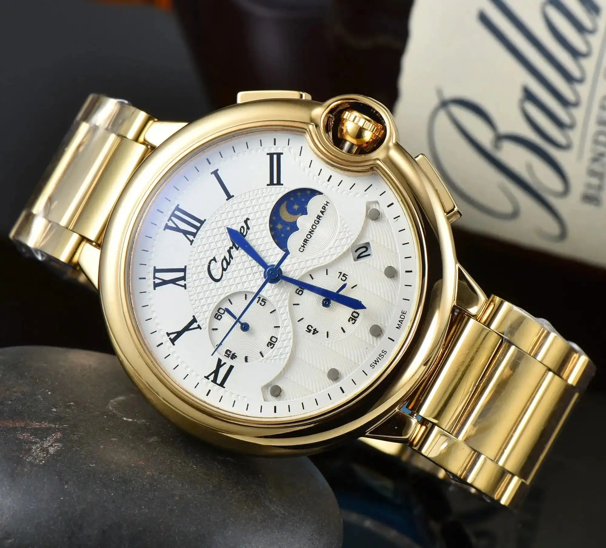 Cartier Santos and Ballon Bleu Watches [40 styles] view 6